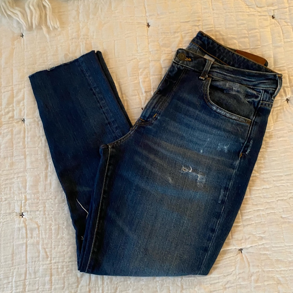 H&M Women’s Jeans - Ripped Ankle Crop